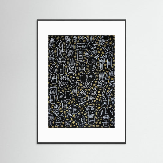 Snacky Tick Tock - Black and Gold