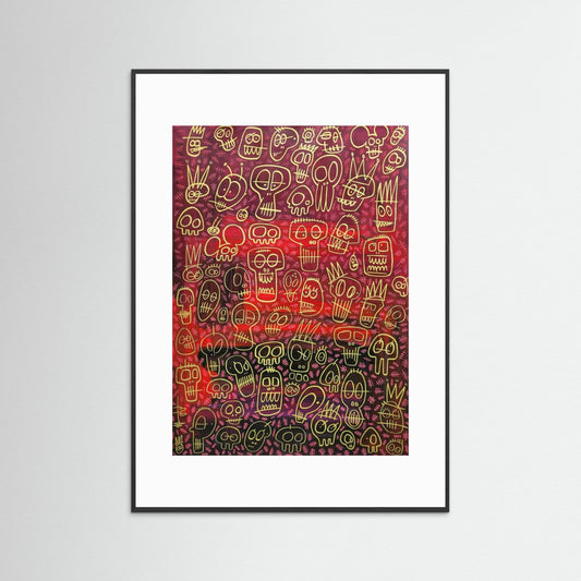 Snacky Tick Tock - Red & Gold